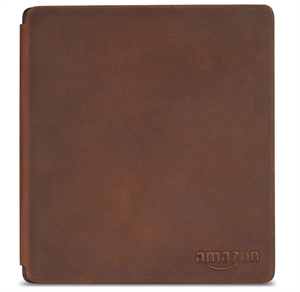 eBookReader Amazon Kindle Oasis brun cover forfra